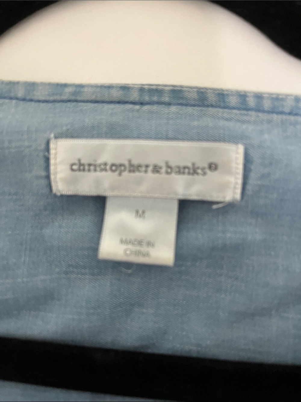 Christopher & Banks Light Blue Denim-Style Jacket - Picture 6 of 7